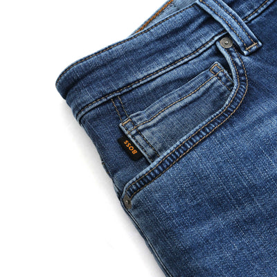 BOSS Re Maine BO Jean in Mid Blue Pocket