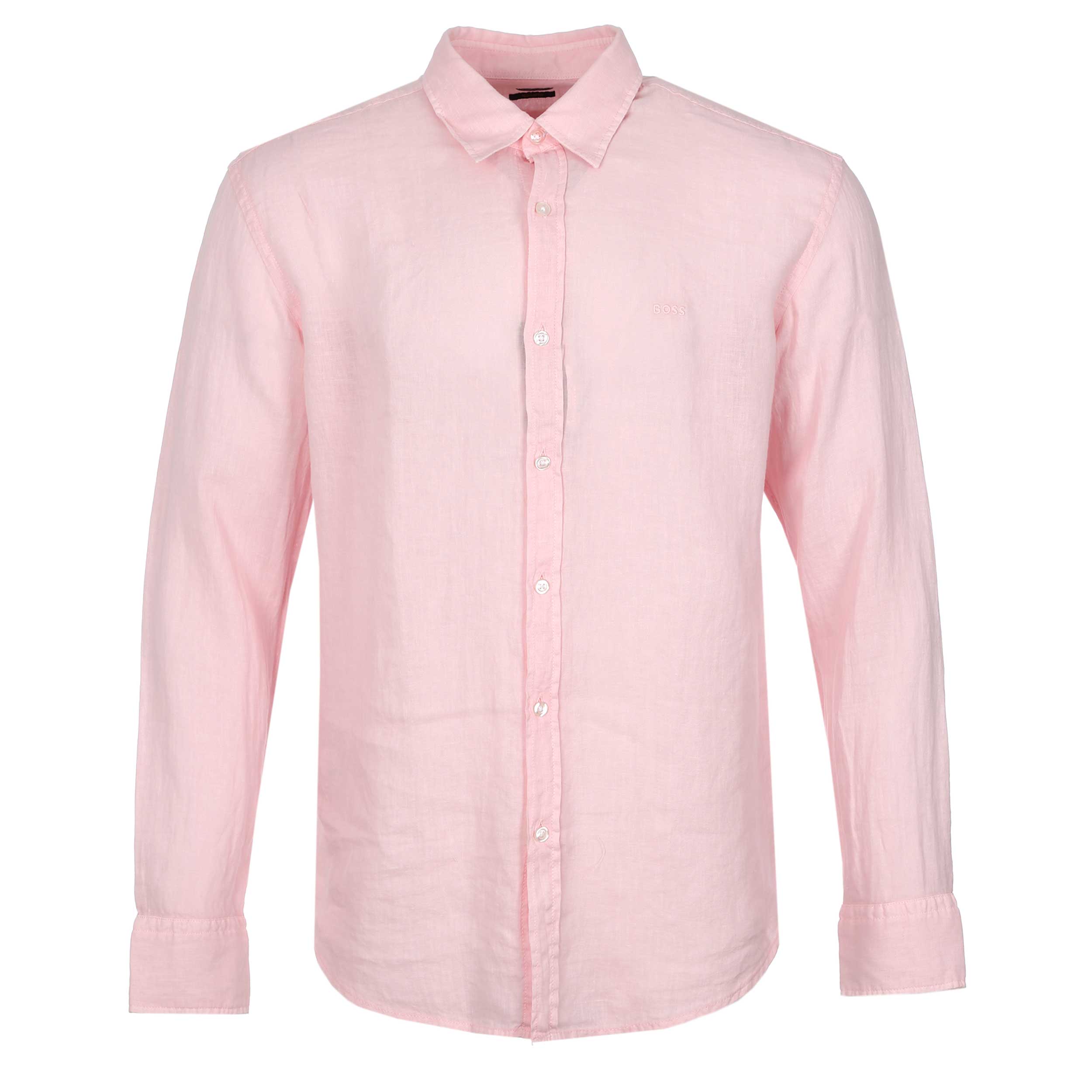 BOSS Relegant 6 M Shirt in Light Pastel Pink