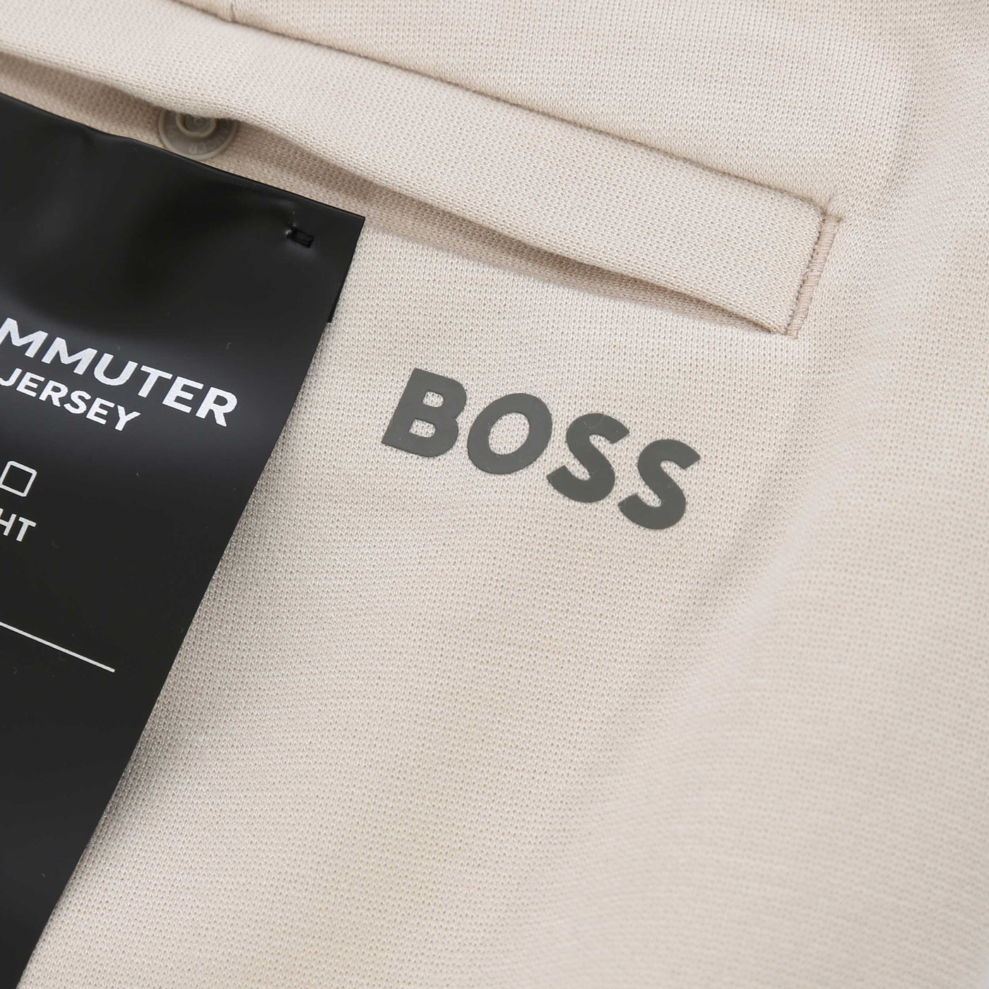 BOSS S Commuter-J Short in Beige Logo