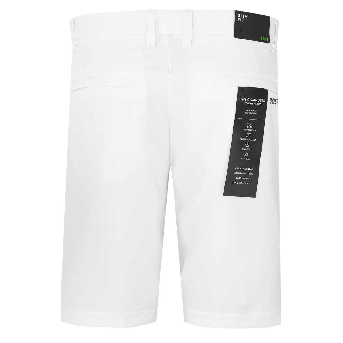 BOSS S Commuter 10.5 Inch Short in White Back