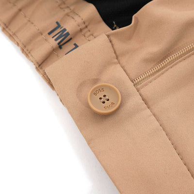 BOSS S Drax Short in Medium Beige Button