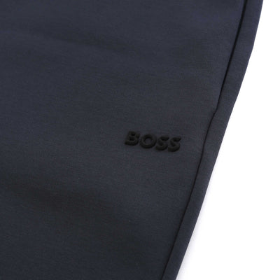 BOSS Shorts Zone Sweat Short in Dark Blue Logo