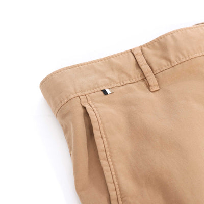 BOSS Slice Short Short in Medium Beige Logo Tab
