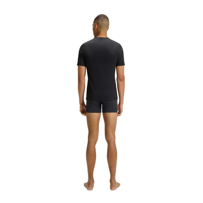 BOSS T-Shirt RN 3P Classic T-Shirt in Black, Charcoal & Khaki Model Back