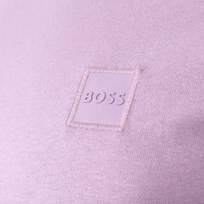 BOSS Tales T-Shirt in Pastel Purple Logo