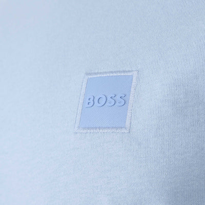 BOSS Tales T-Shirt in Sky Blue Logo