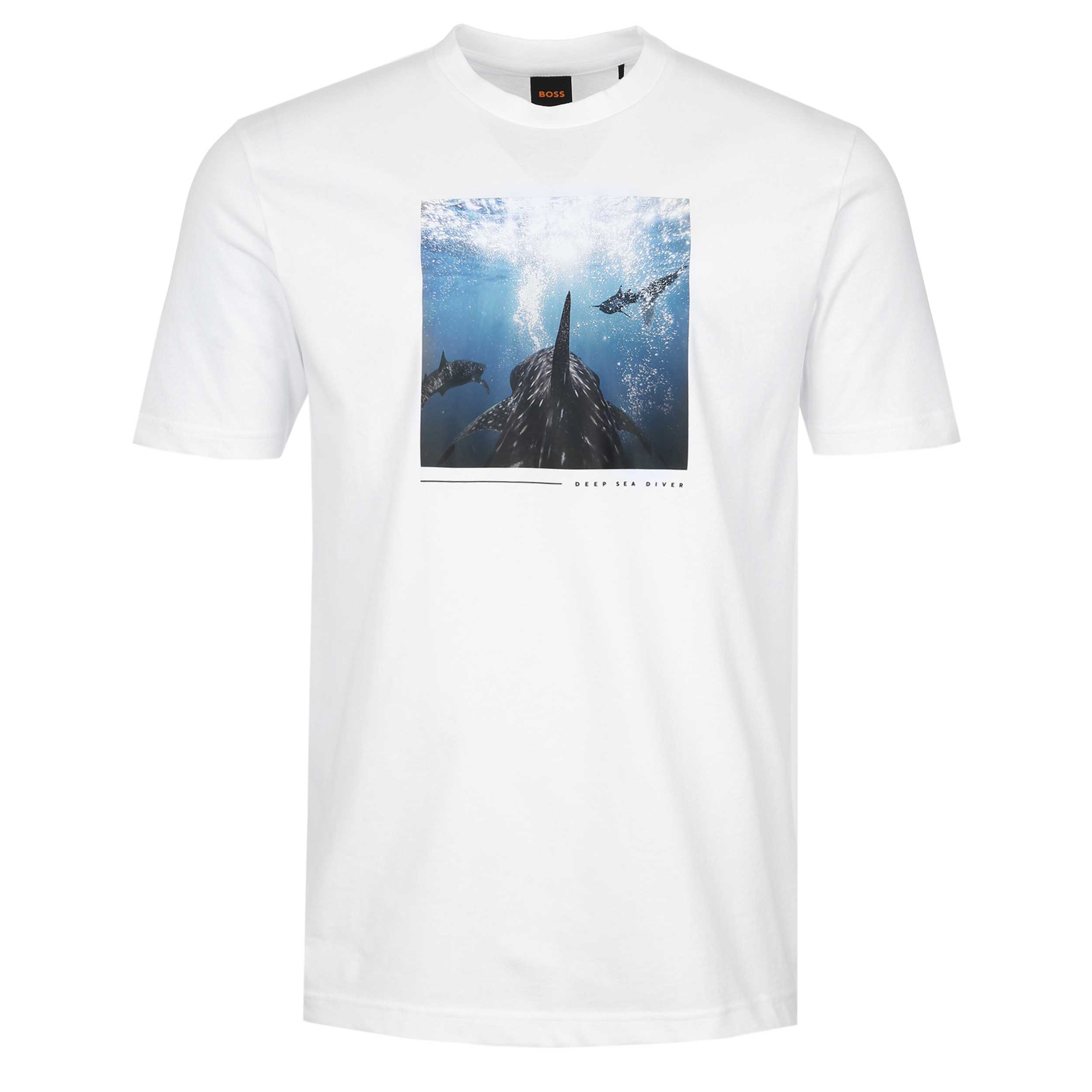 BOSS Te Creature T Shirt in White