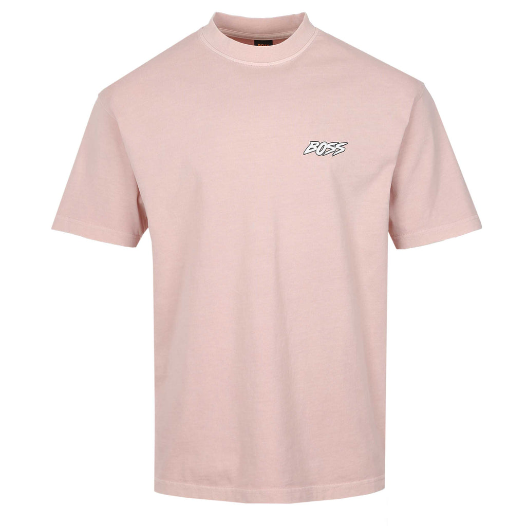 BOSS Te Surfwash T Shirt in Open Pink – Norton Barrie