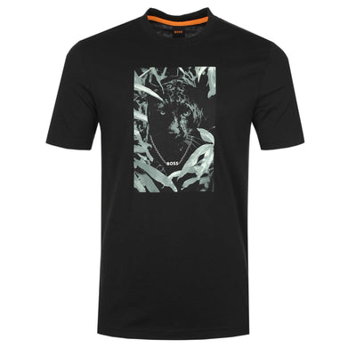 BOSS Te_Animali T-Shirt in Black