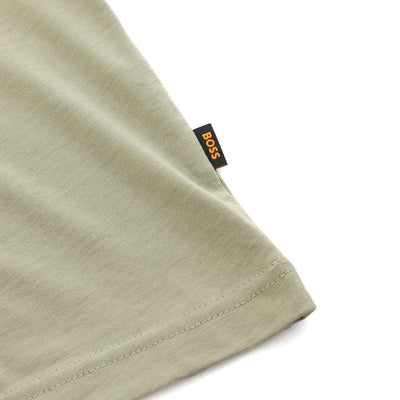 BOSS Te_Animali T-Shirt in Sage Detail