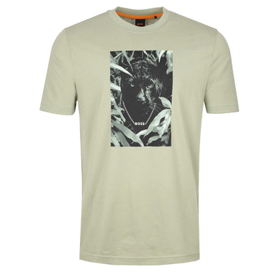 BOSS Te_Animali T-Shirt in Sage
