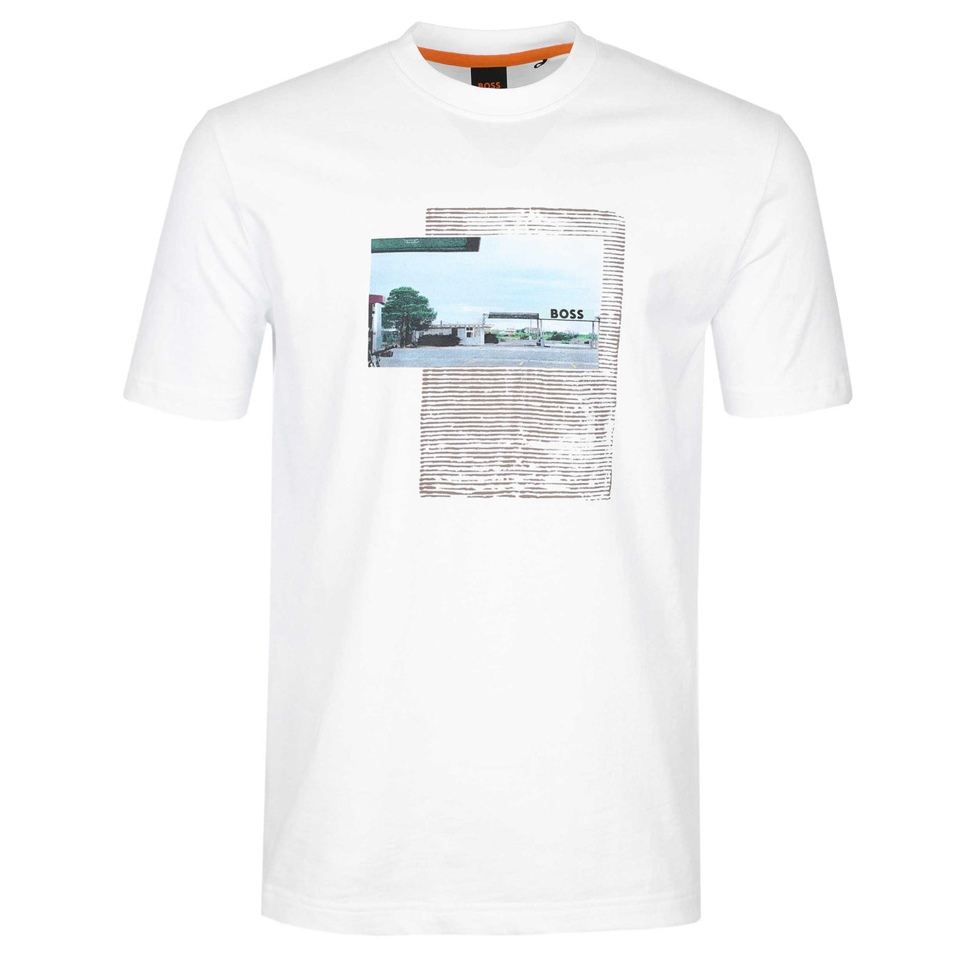 BOSS Te_ontheway T-Shirt in White