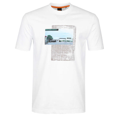 BOSS Te_ontheway T-Shirt in White