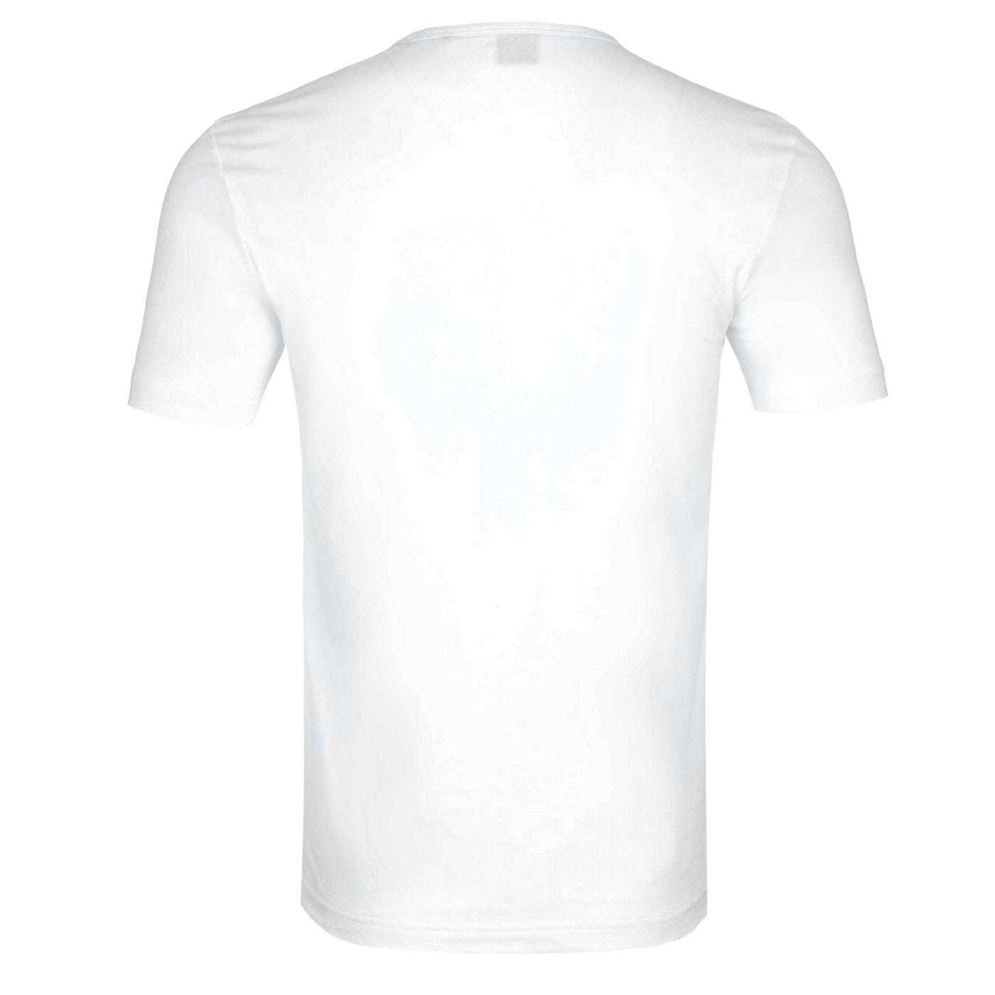 BOSS Tee Curved T-Shirt in White Back