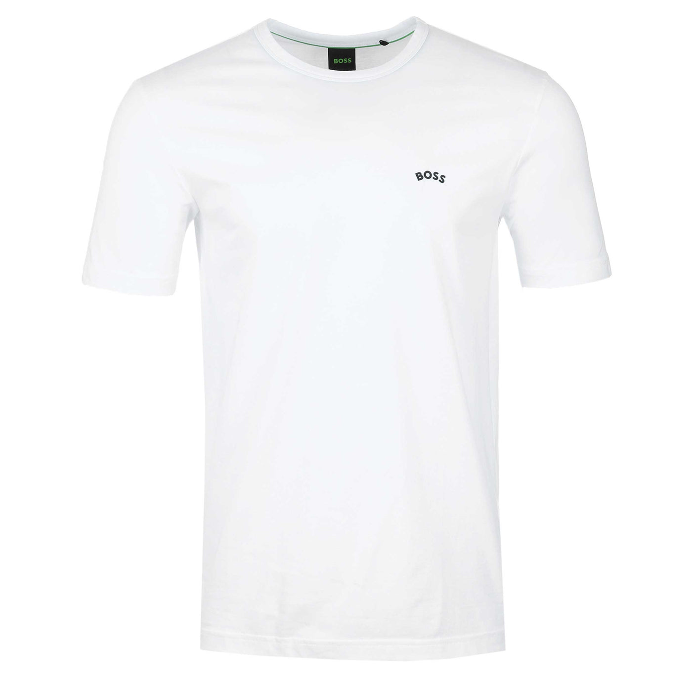 BOSS Tee Curved T-Shirt in White