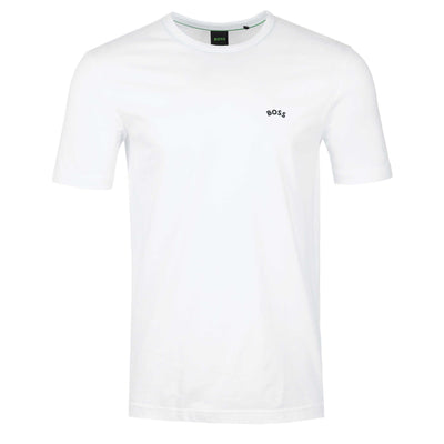 BOSS Tee Curved T-Shirt in White