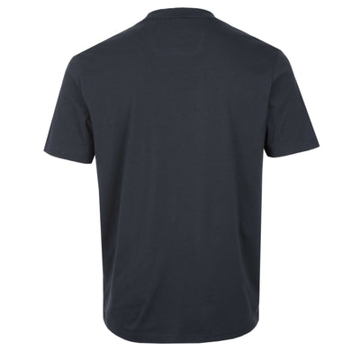BOSS Tee GRX Zone T Shirt in Dark Blue Back