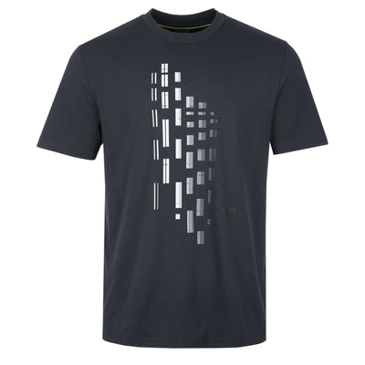 BOSS Tee GRX Zone T Shirt in Dark Blue