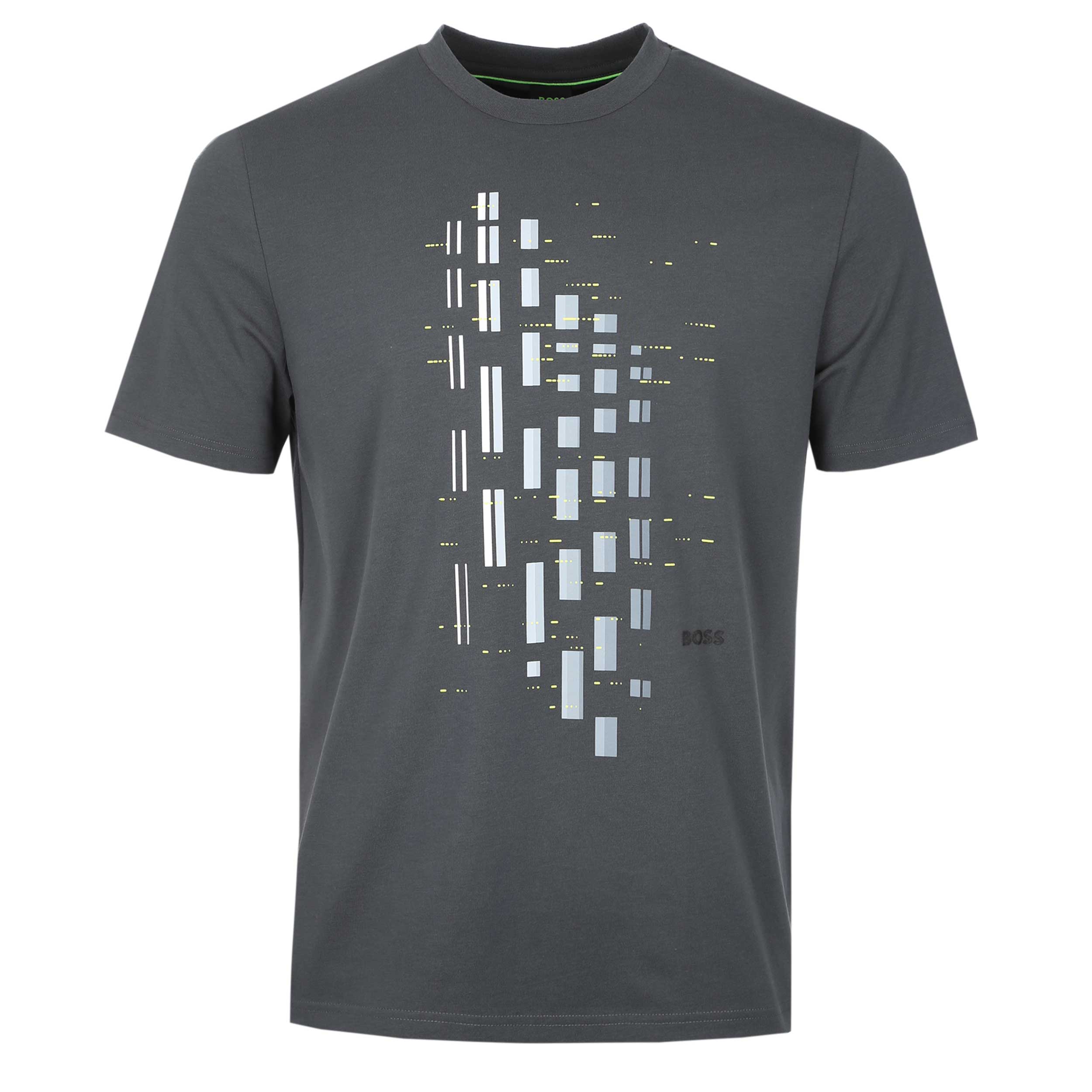 BOSS Tee GRX Zone T Shirt in Grey
