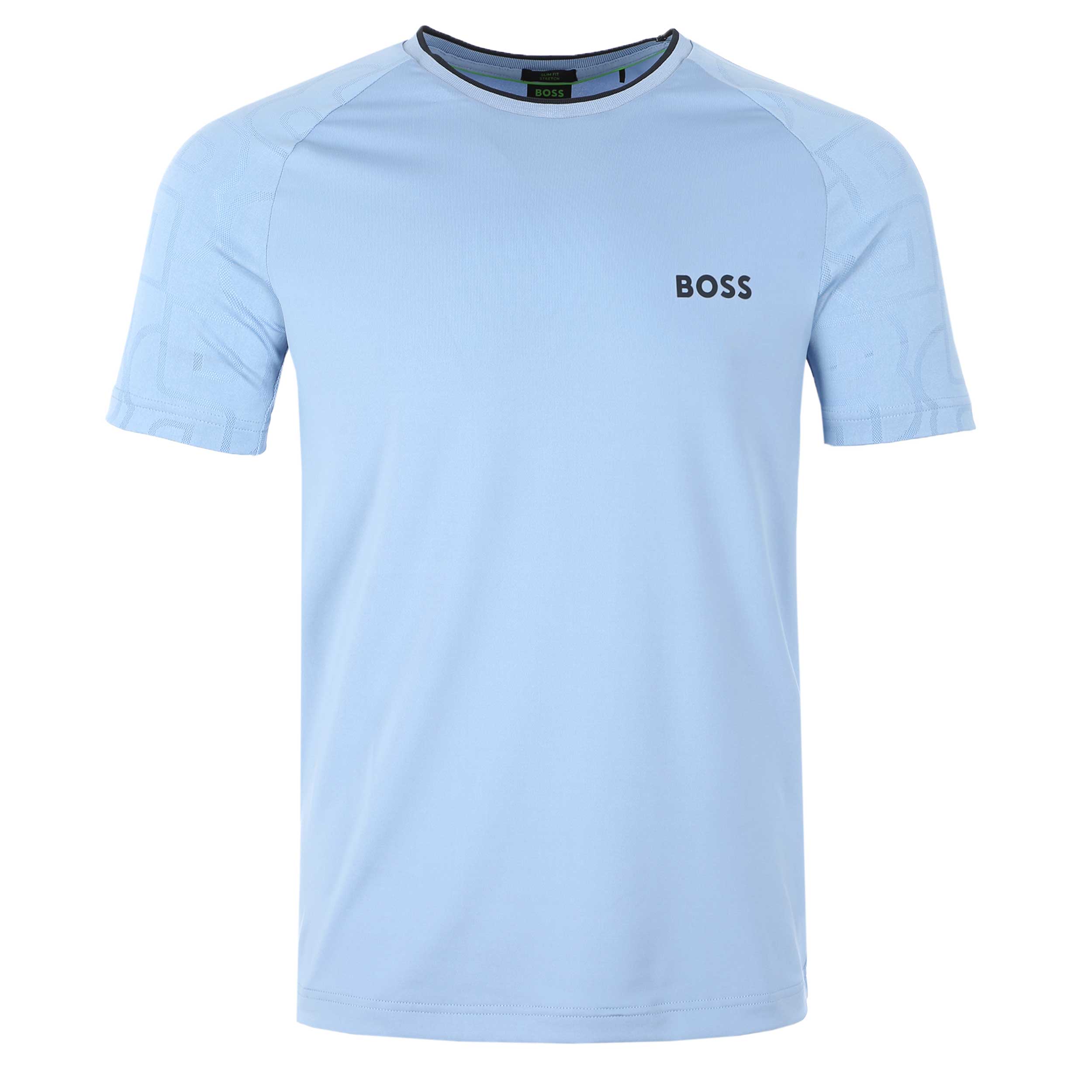 BOSS Tee MB 3 T Shirt In Sky Blue BOSS Norton Barrie BOSS Tee MB 3 T Shirt In Sky Blue BOSS Norton Barrie