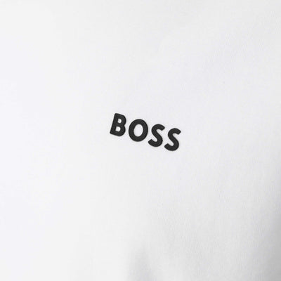 BOSS Tee T Shirt in White Logo