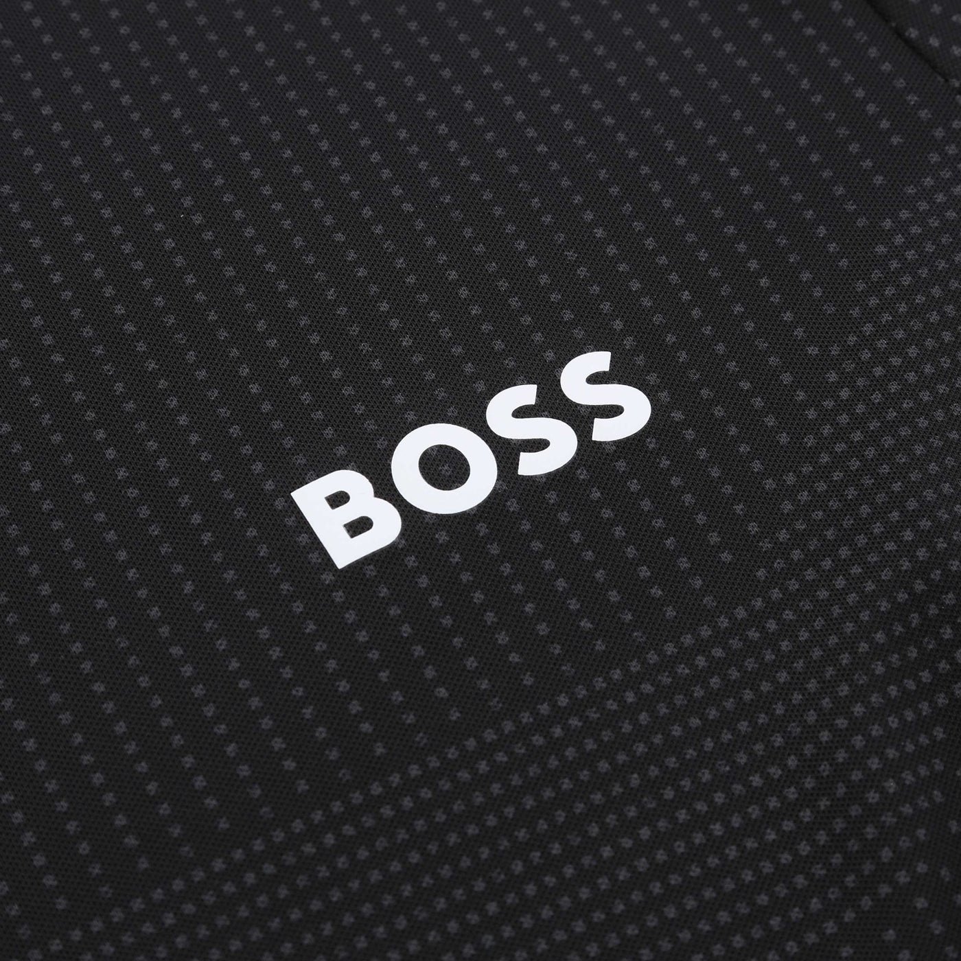 BOSS Tee Tech TOC T Shirt in Black Logo
