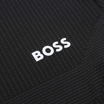 BOSS Tee Tech TOC T Shirt in Black Logo