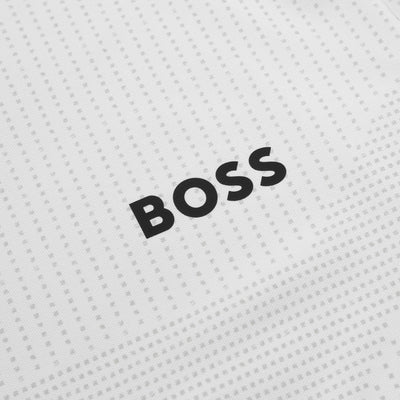 BOSS Tee Tech TOC T Shirt in White Logo