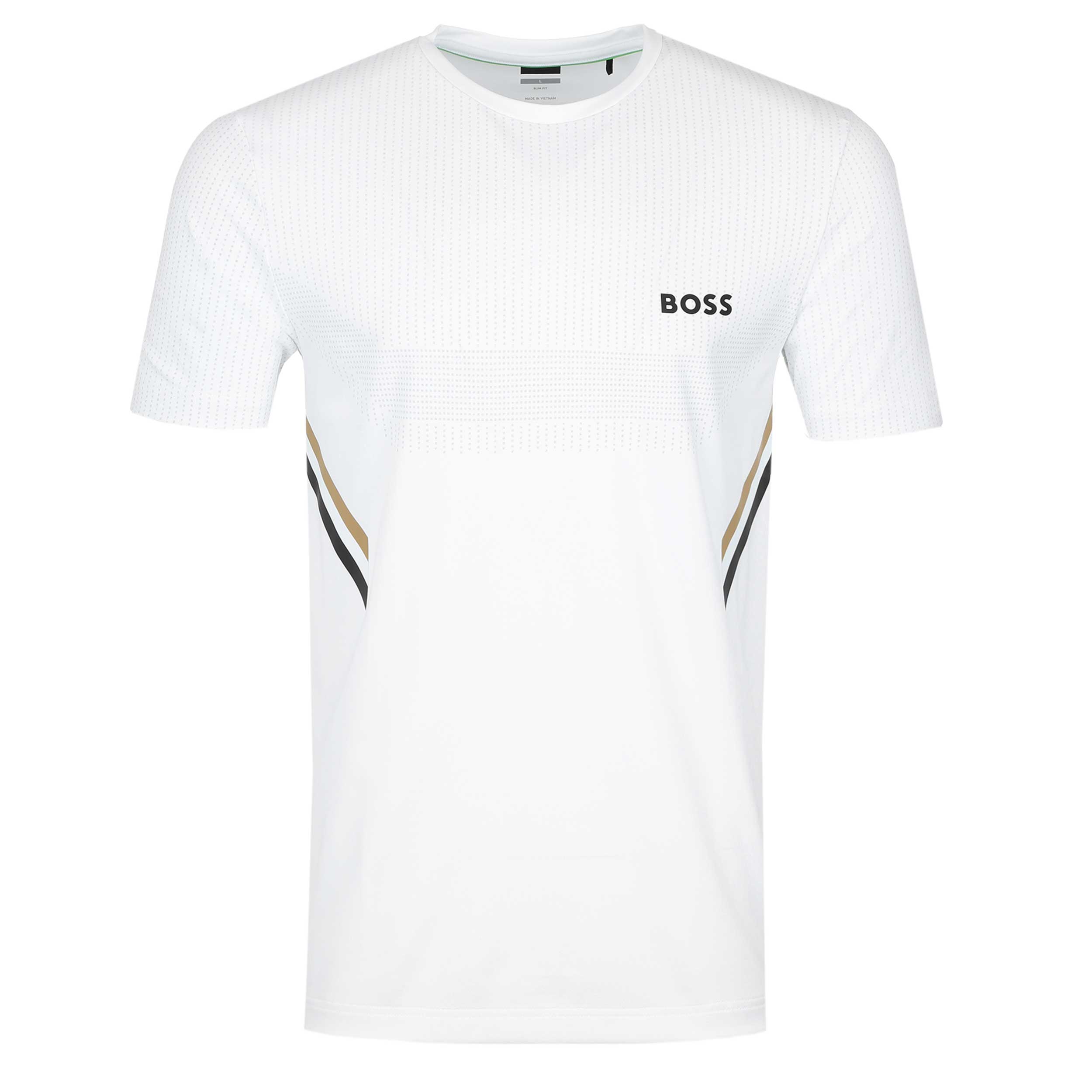 BOSS Tee Tech TOC T Shirt in White