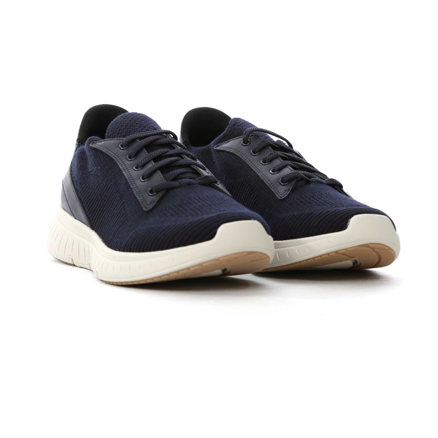 BOSS Titanis Slon knwal Trainer in Dark Blue front