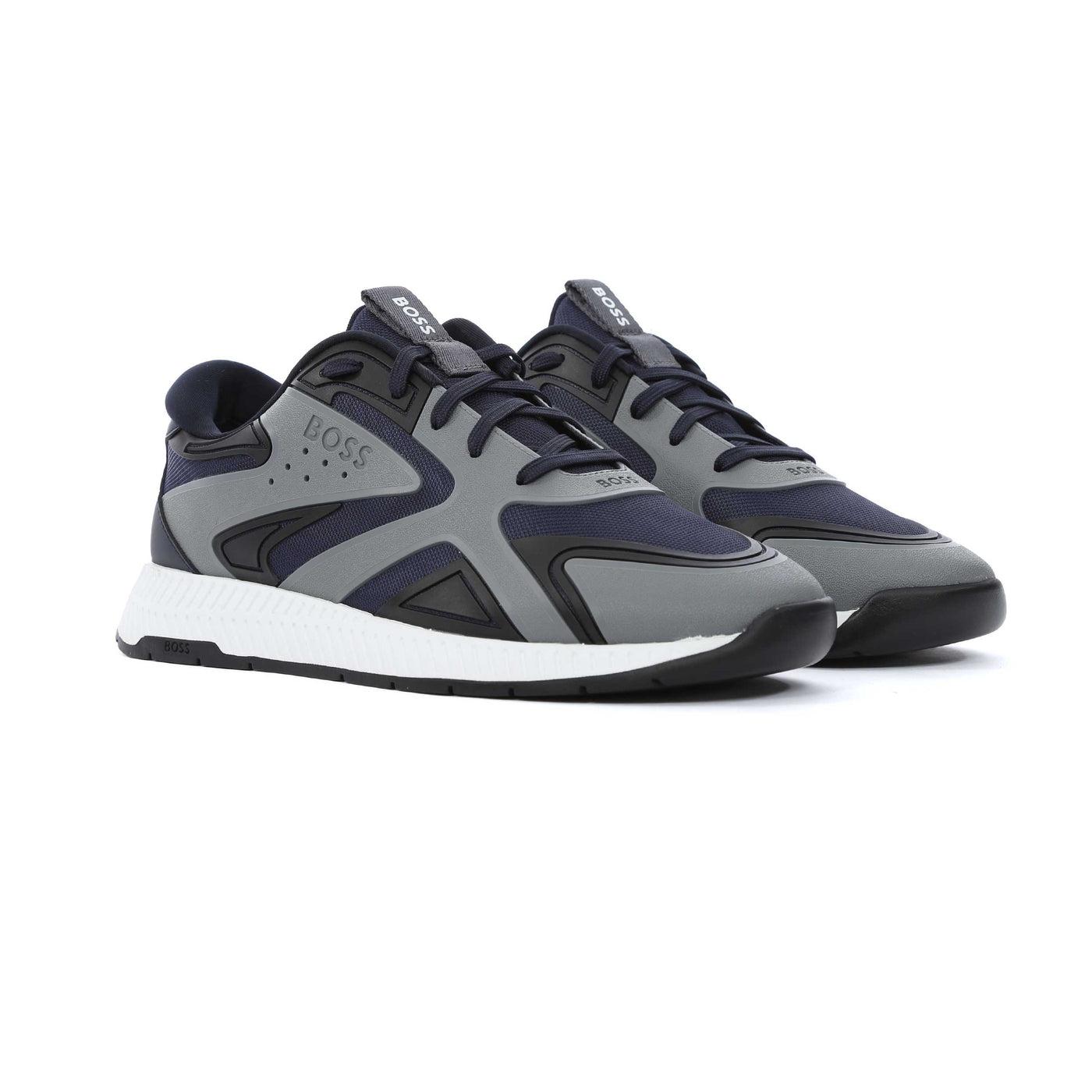 BOSS Titanium Runn thm Trainer in Navy Pair