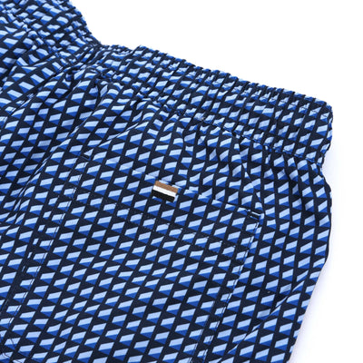 BOSS Vibe Swim Short in Medium Blue Seat Pocket