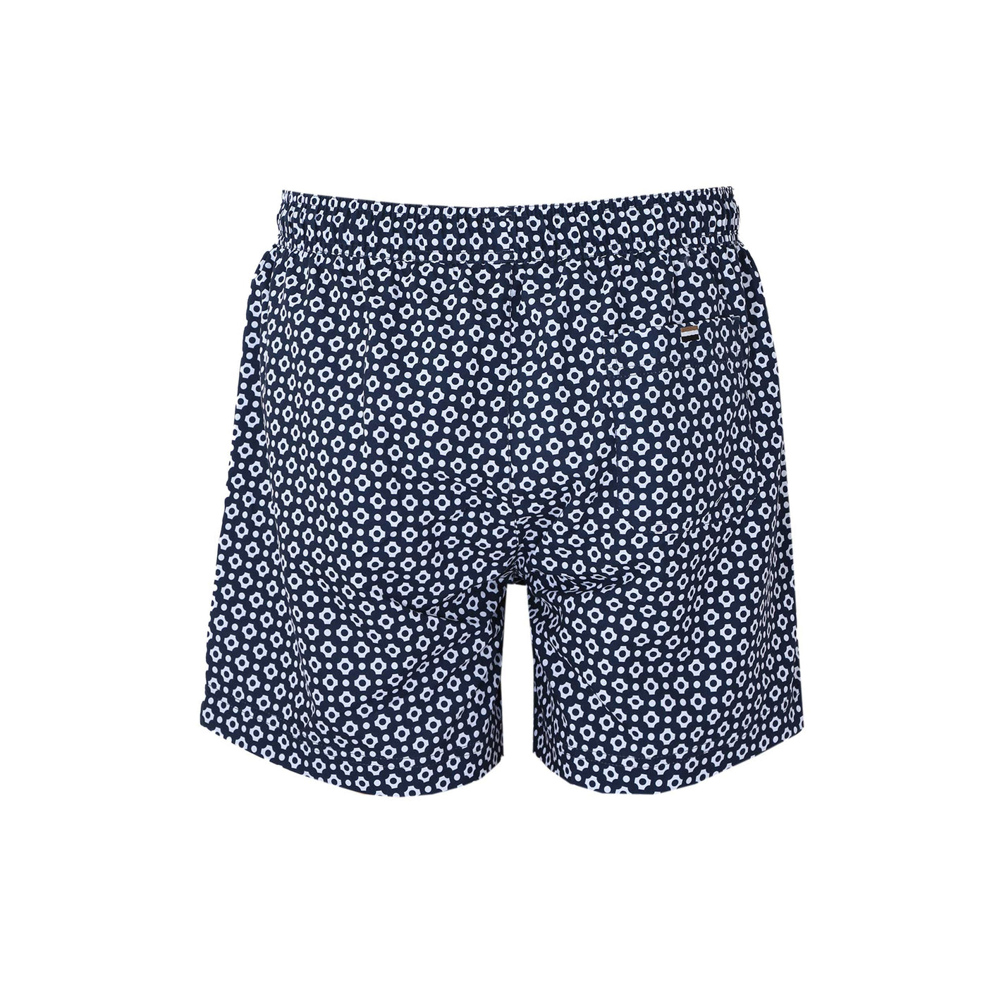BOSS Vibe Swim Short in Navy Back