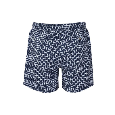 BOSS Vibe Swim Short in Navy Back