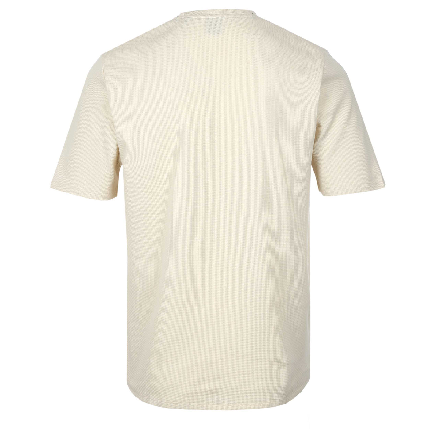 BOSS Waffle T-Shirt in Beige Back