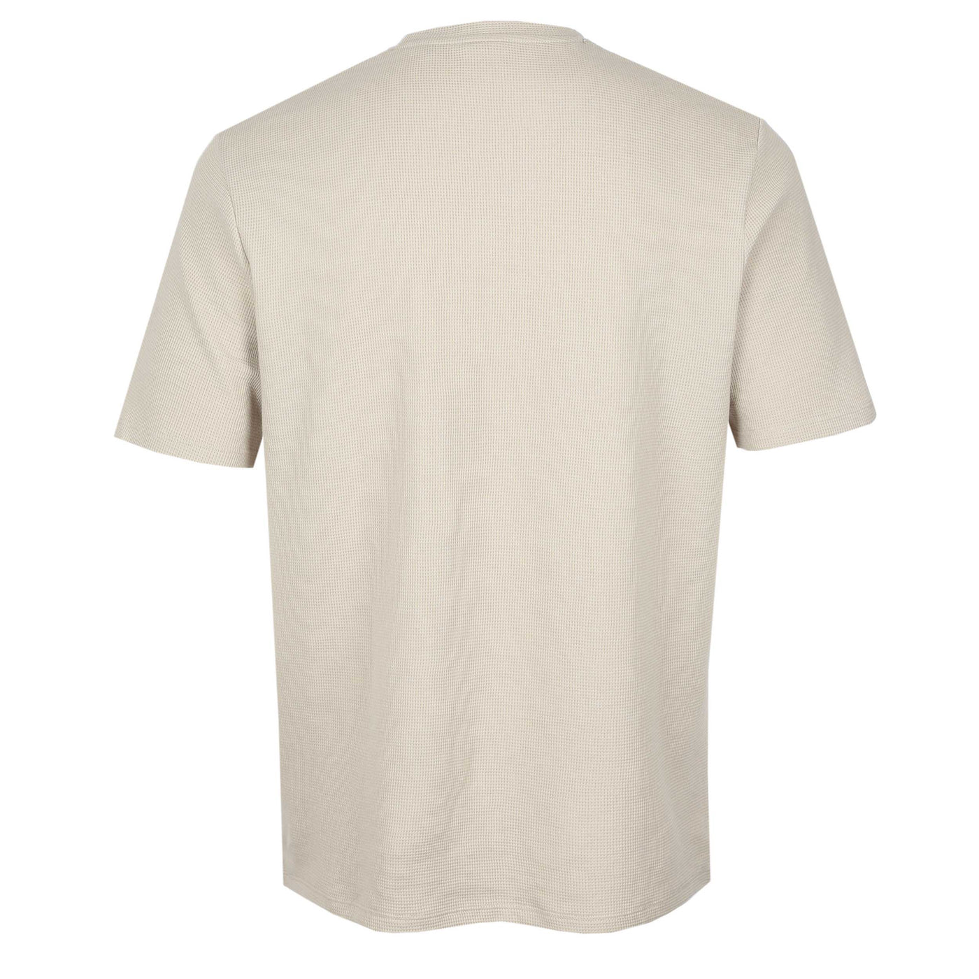 BOSS Waffle T-Shirt in Light Beige Back