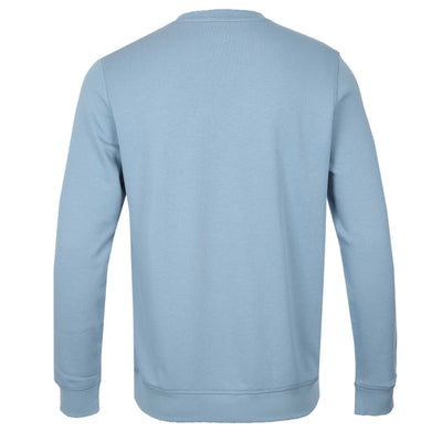 BOSS Westart Sweat Top in Light Pastel Blue back