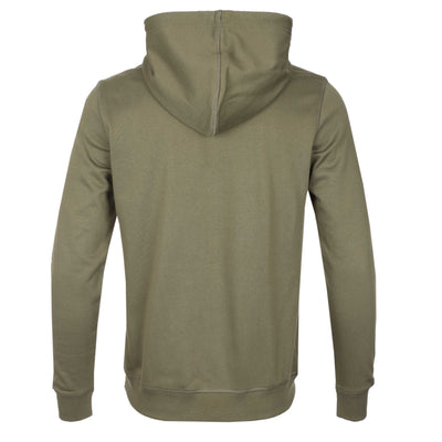 BOSS Wetalk Hoodie Sweat Top in Khaki Back