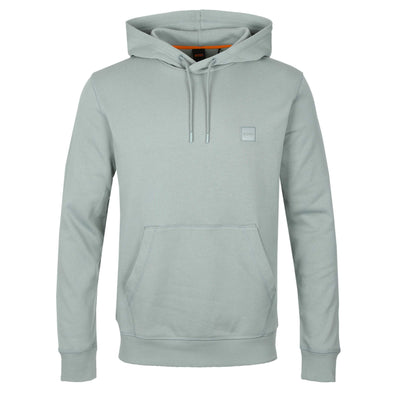 BOSS Wetalk Hoodie Sweat Top in Open Green