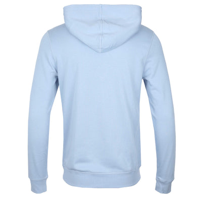 BOSS Wetalk Hoodie Sweat Top in Sky Blue Back