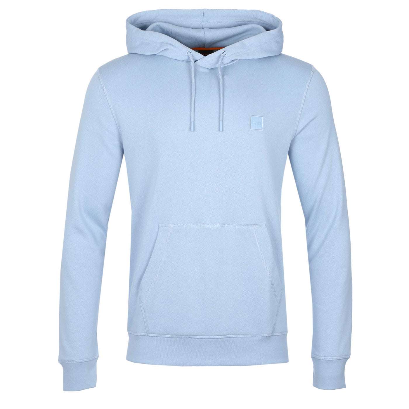 BOSS Wetalk Hoodie Sweat Top in Sky Blue