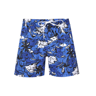 BOSS Willow Swim Short in Medium Blue