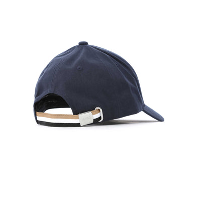 BOSS Zed BOSS Stripe Cap in Dark Blue Back