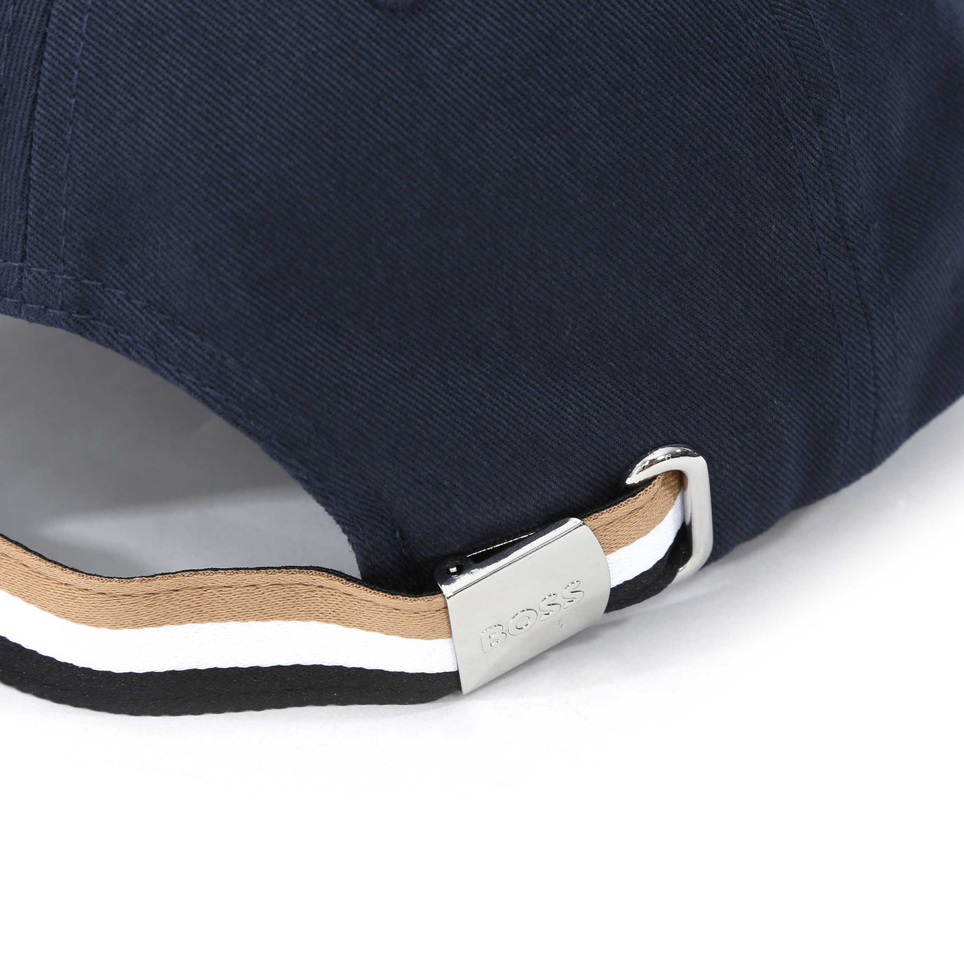 BOSS Zed BOSS Stripe Cap in Dark Blue Clasp