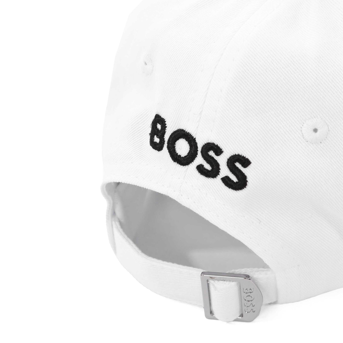 BOSS Zed FLAG Cap in White Back Logo