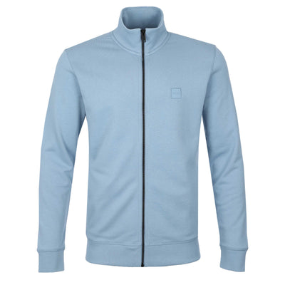 BOSS Zestart Sweat Top in Light Pastel Blue