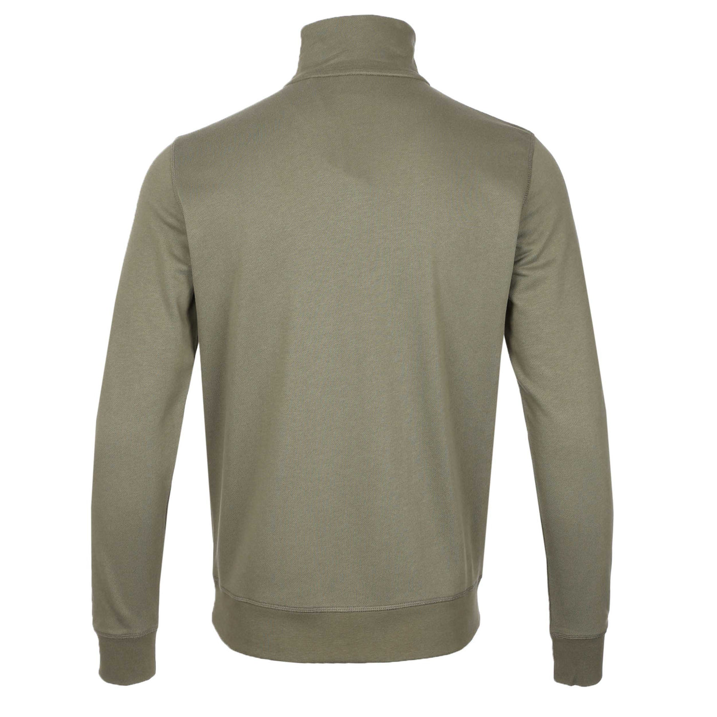 BOSS Zetrust Sweat Top in Khaki Back