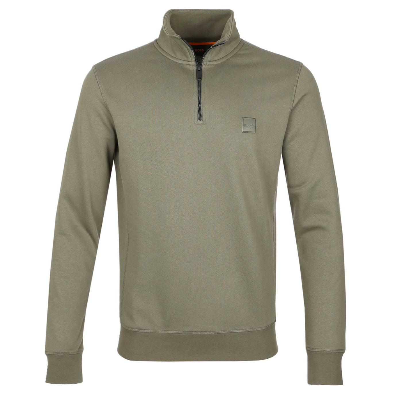 BOSS Zetrust Sweat Top in Khaki