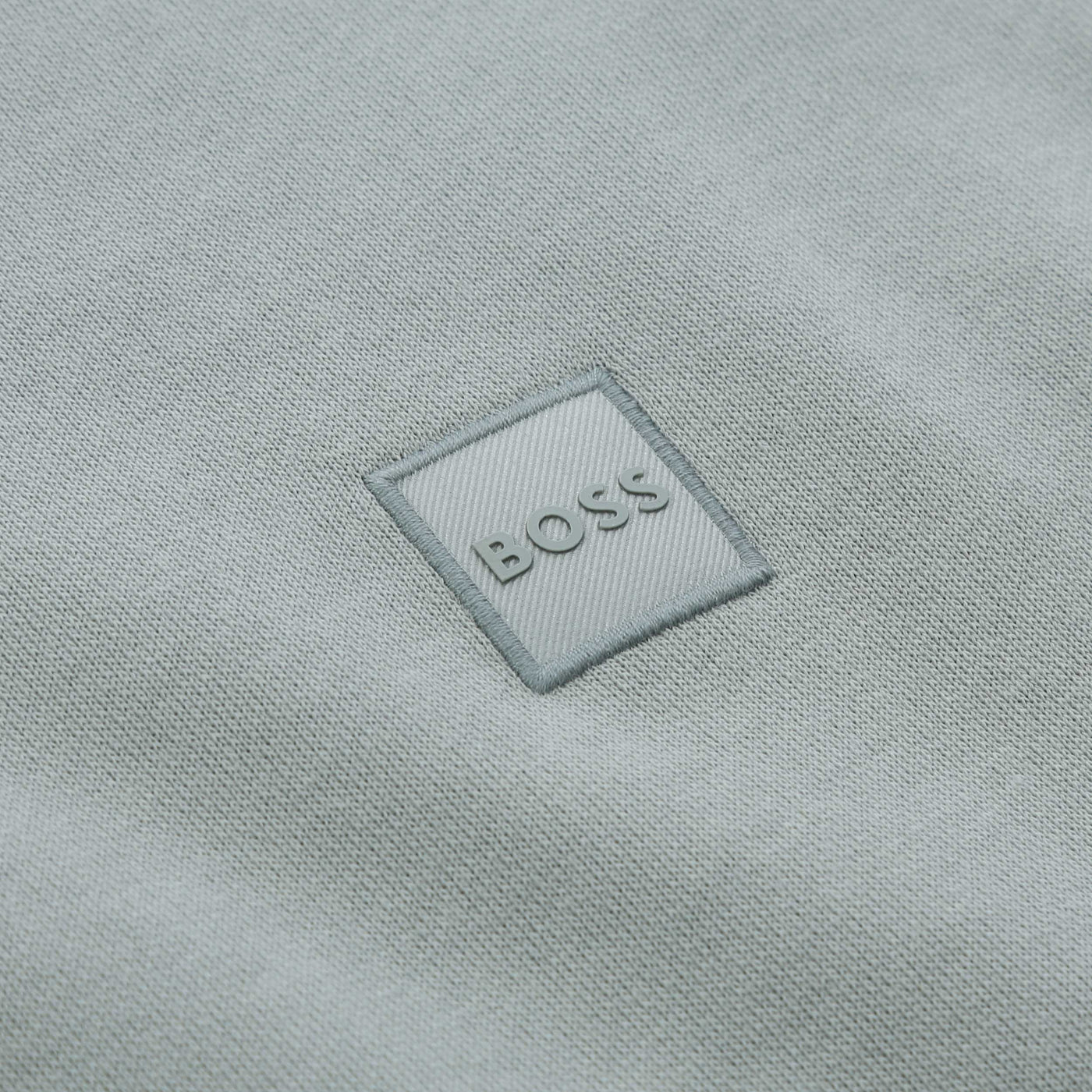 BOSS Zetrust Sweat Top in Open Green Logo
