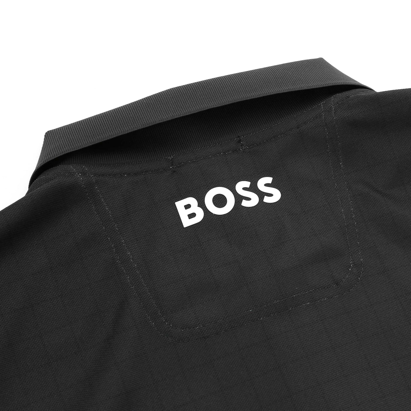 BOSS Paddy The Open 25 Polo Shirt in Black Nape Logo